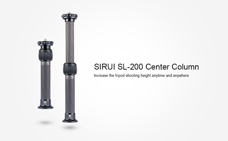 SIRUI SL-200 Двосекційна центральна стійка-подовжувач для штатива з карбону