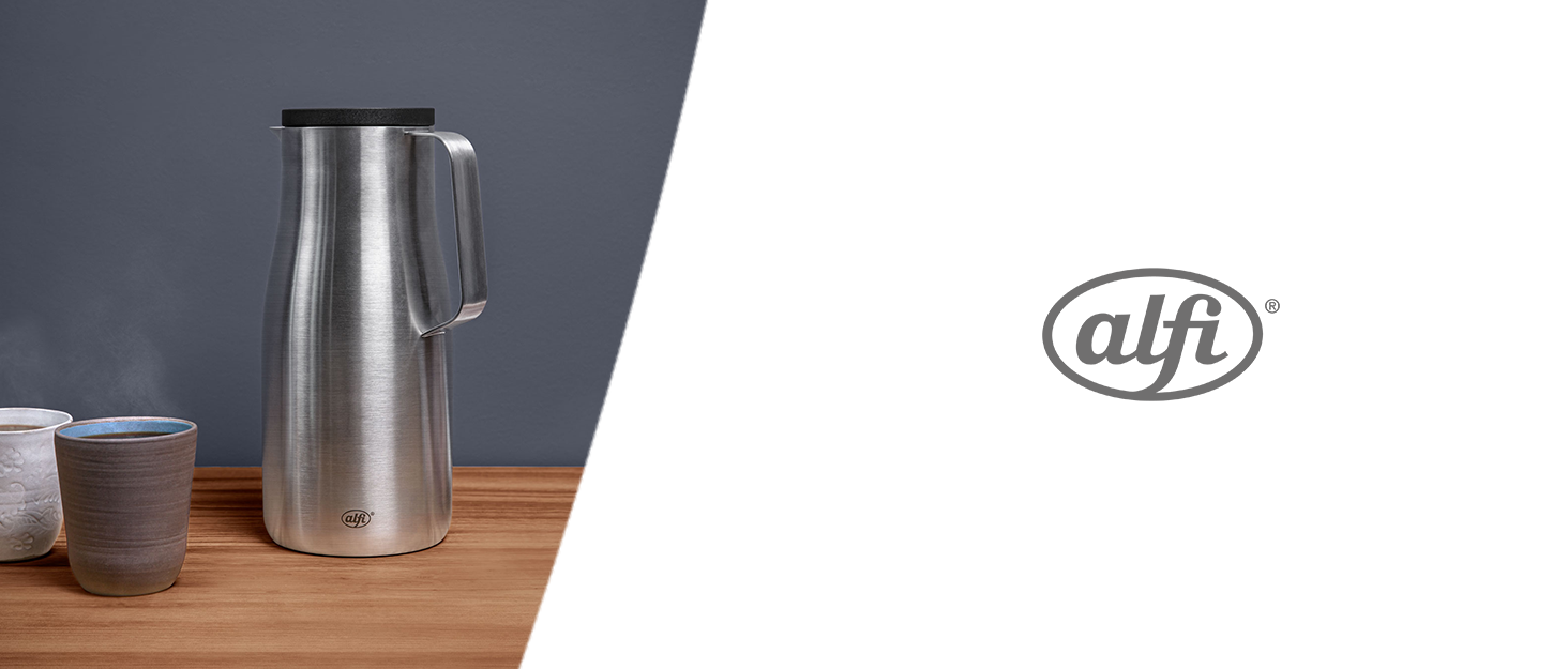 Термос Alfi DRIVE! 1.0л, кокосовий білий мат, з подвійних сталевих стінок, зберігає тепло 12 год, холод 24 год, з поворотним кришкою, великий отвір, BPA-free