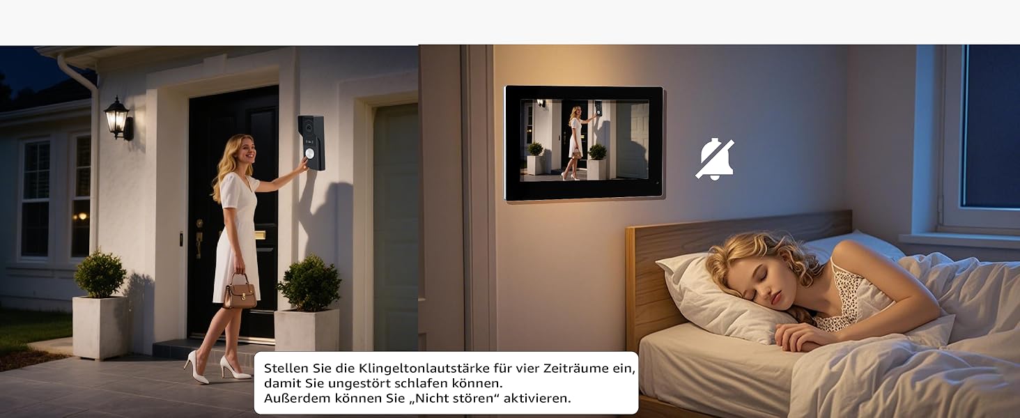 Відеодомофон WiFi з камерою та монітором 7