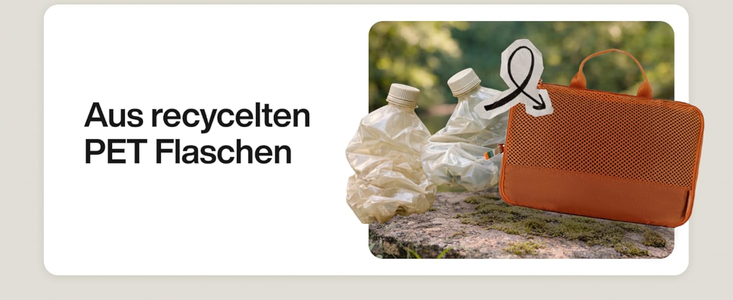 Набір компресійних органайзерів для одягу TRAVEL DUDE (7 предметів), дорожні пакувальні куби з переробленого пластику для валізи та рюкзака, темно-зелений