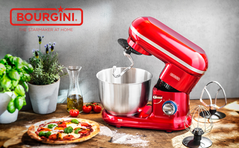 Кухонний комбайн Classic Kitchen Chef - міксер, робот-кухар 4.5 л, 1300 Вт (чорний)