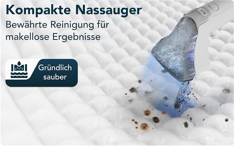 Портативний мийник для м'яких меблів та килимів – компактний пилосос-мийник для килимів, текстилю, автосидінь та диванів