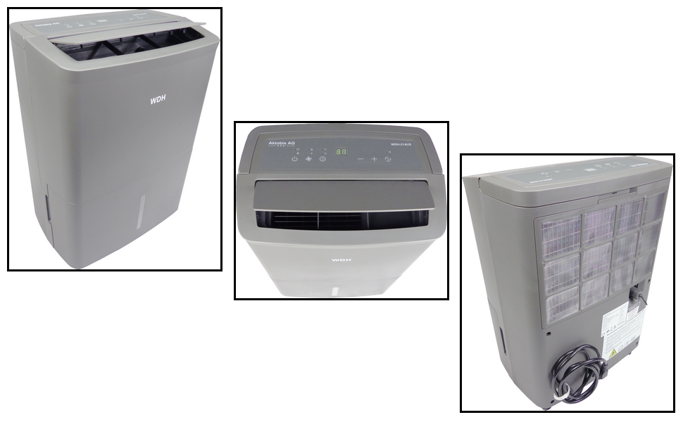 Зволожувач повітря Aktobis WDH-214US: тихий, з Wi-Fi, до 16 л/добу, цифровий дисплей