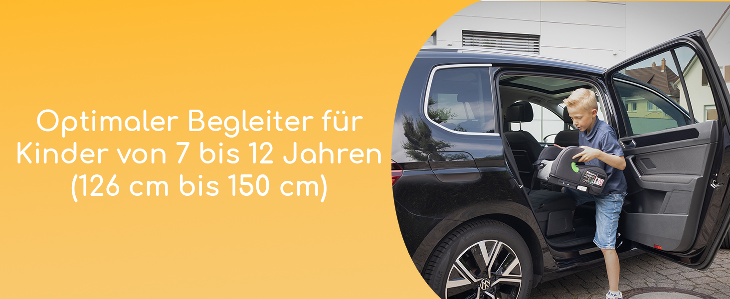 Автокрісло Osann Lux Isofix (126-150 см) Universe Grey i-Size - Підвищення з Isofix, зручне та безпечне для дітей