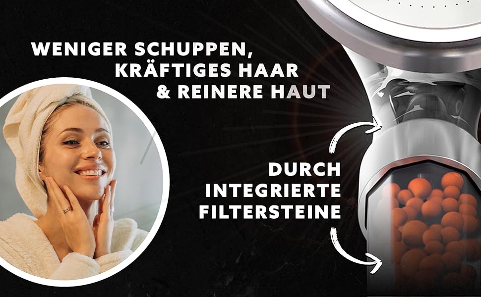 Насадка для душу PRISMA: 3 функції, фільтр, економія води, високий тиск, масаж, ручна лійка, 1 шт.