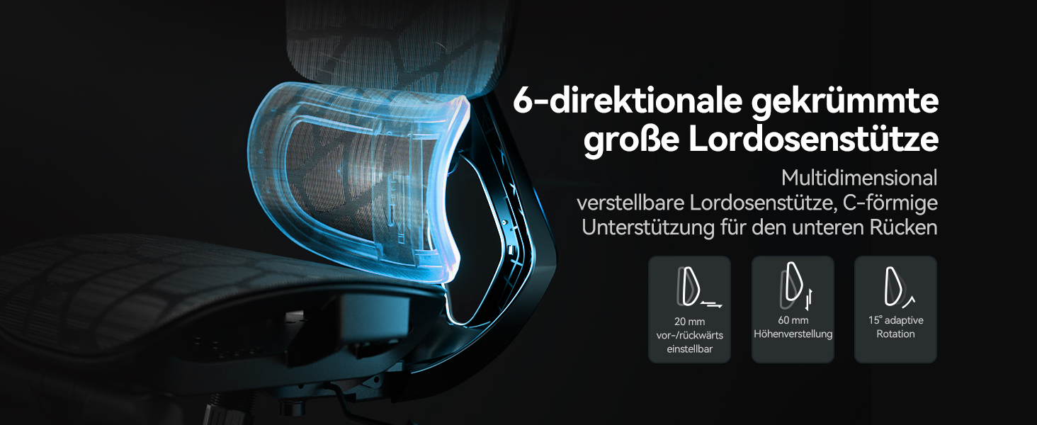 Офісний стіл AutoFull G5 з ергономічною підтримкою попереку 4D та регульованими підлокітниками 360° | З підніжкою та спинковою сіткою | Дихаюча сидіння (Сріблястий)