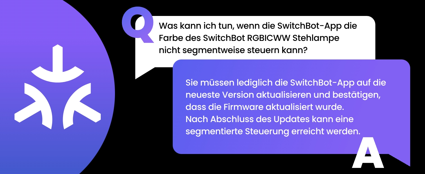 SwitchBot Matter RGBICWW Настільна лампа для вітальні та спальні, димується, з підтримкою Apple Home, Alexa, Google Home, керування через APP, музичні та сценарні режими, чорна LED лампа
