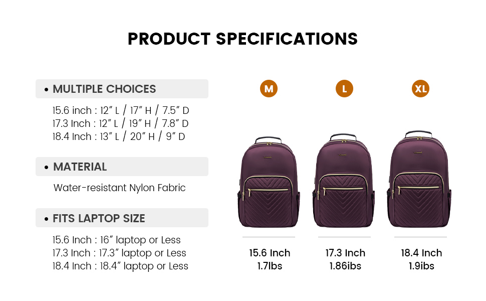 LOVEVOOK Рюкзак для жінок, великий, 15.6 дюймів, для ноутбука, водонепроникний, шкільний рюкзак, дівчата-підлітки, сумка на день, чорний, елегантний, для роботи, для школи, університету, подорожей (15.6 дюймів, темно-фіолетовий)