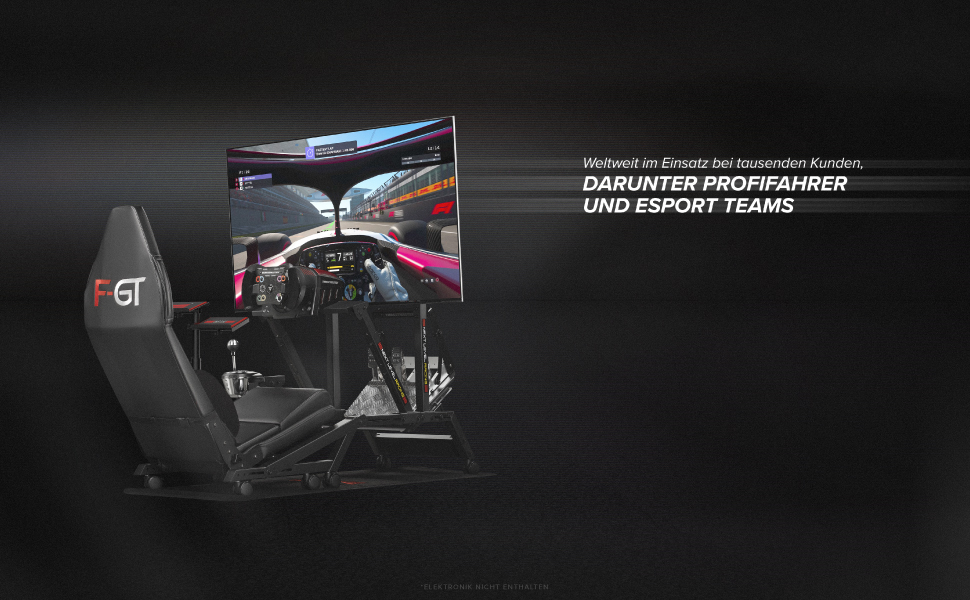 Симулятор гоночного кокпіту Next Level Racing F-GT для Formula та GT