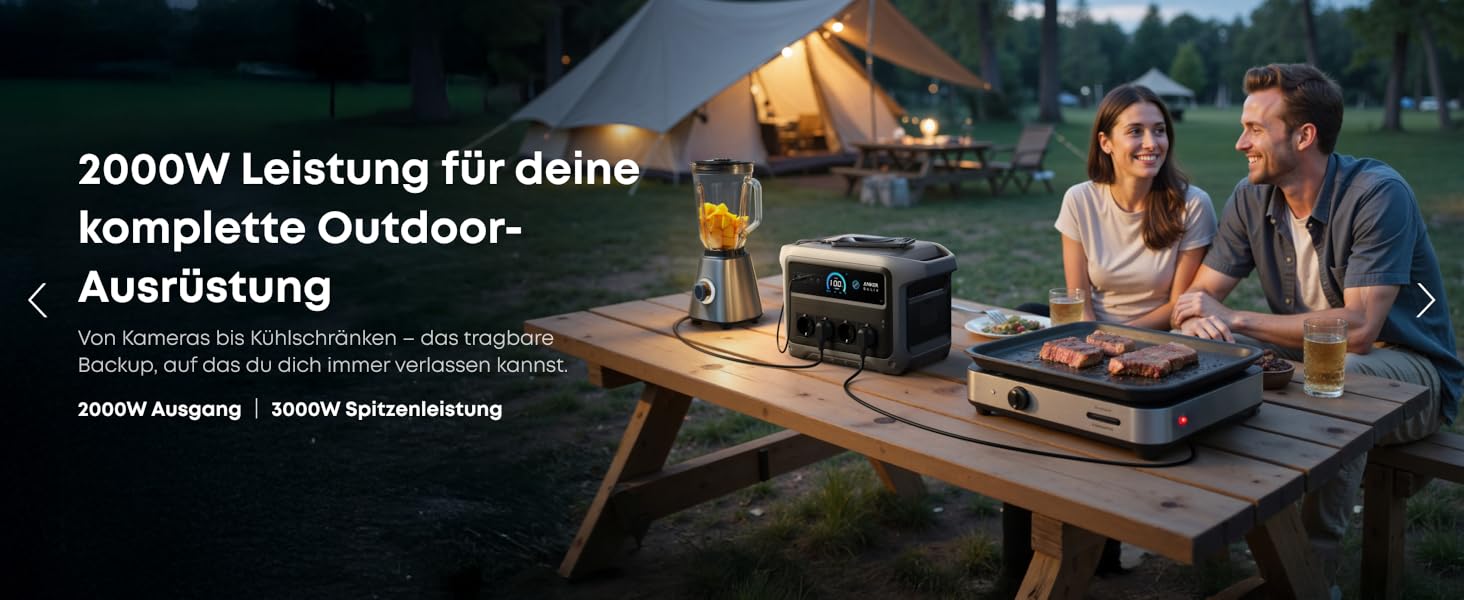 Anker SOLIX C1000 Gen 2: Портативна сонячна електростанція з панеллю 200W, 2000W (3000W пік), 1024Wh LiFePO₄, для резервного живлення