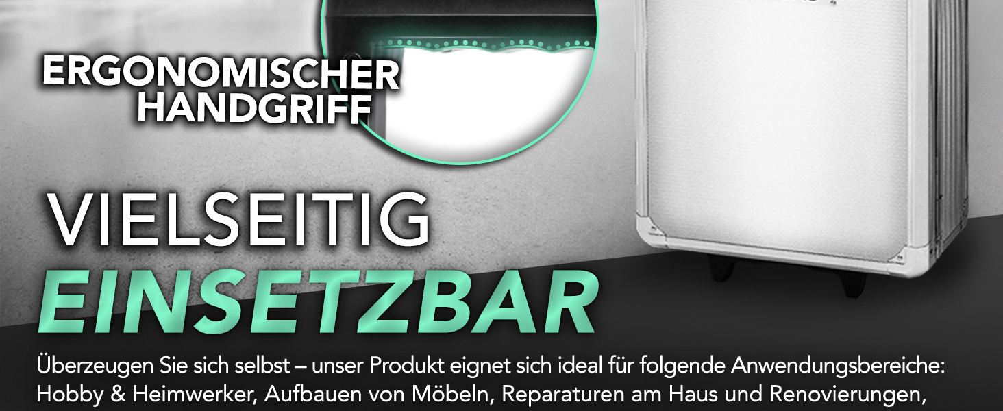 Набір інструментів TRESKO 1400 предметів у кейсі: професійний валіза з інструментами з Cr-V сталі (зелений)