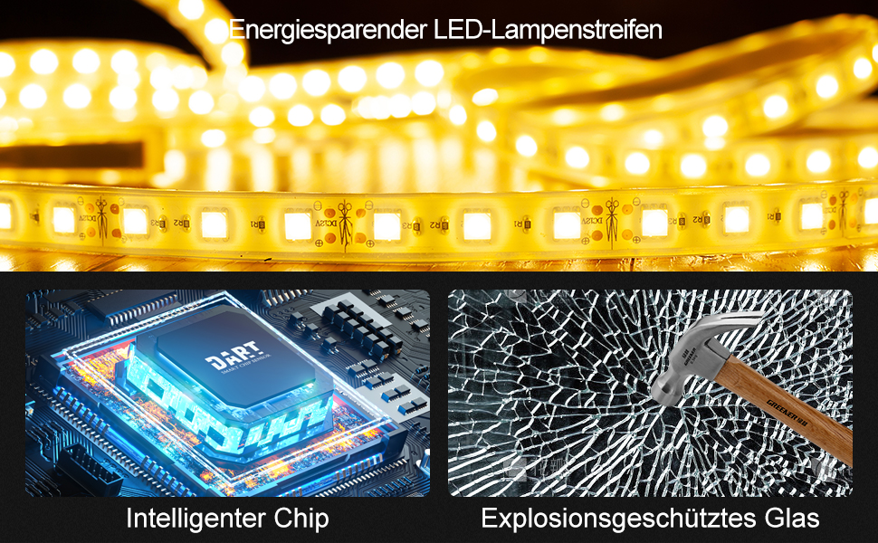 Круглий LED-дзеркало для ванної кімнати ChillCruiser 50 см з чорною рамою, антизапар, 3 кольори, 500 мм