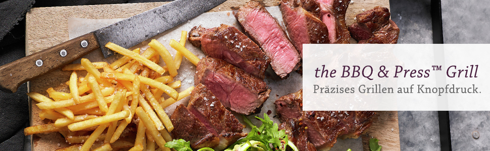 Гриль-прес Sage - для приготування паніні, бургерів та стейків - з керамічними пластинами та нержавіючою сталлю