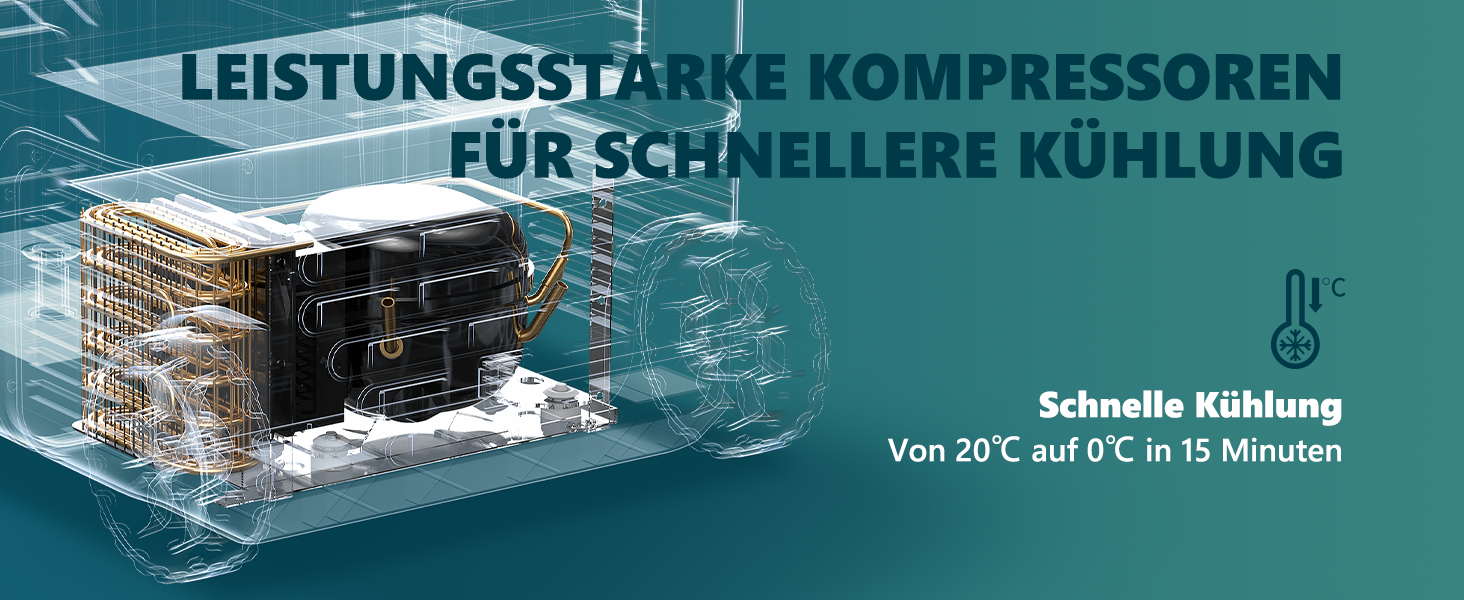 Автохолодильник EUHOMY 35л з Wi-Fi, 12/24V та 220V, портативний компресорний холодильник-морозильник (-20°C~20°C) з колесами та кошиками для подорожей, кемпінгу - чорний
