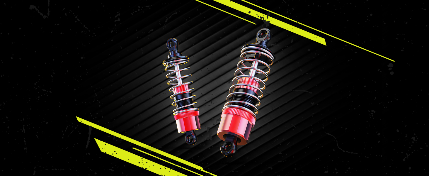 Позашляховик DEERC 1:14 Brushless 4WD, 43 милі/год, з LED підсвіткою, металевими амортизаторами та 2x 7.4V акумуляторами