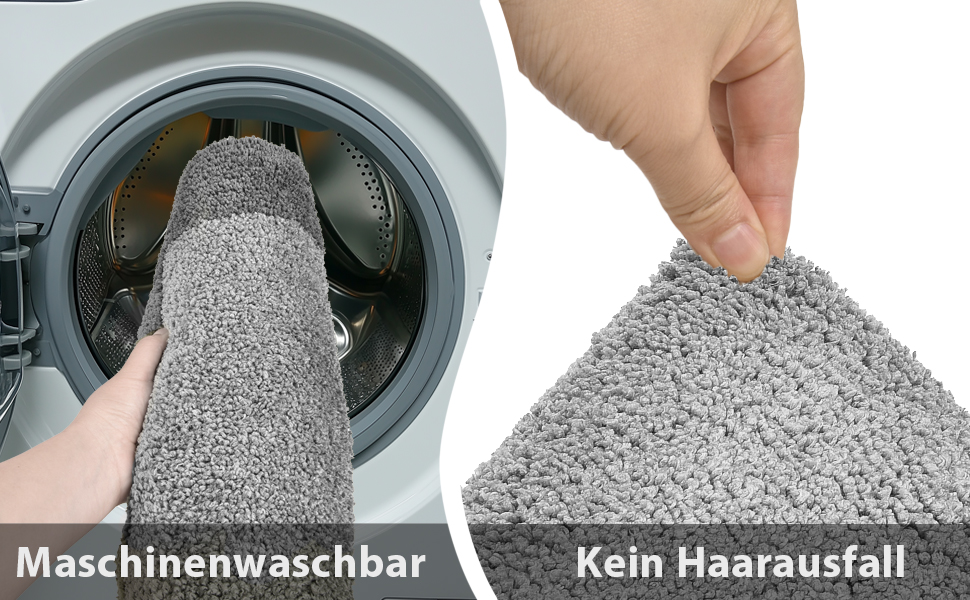 Килимок для ванної кімнати: неслизький, миючий, 50 x 76 см (сірий)