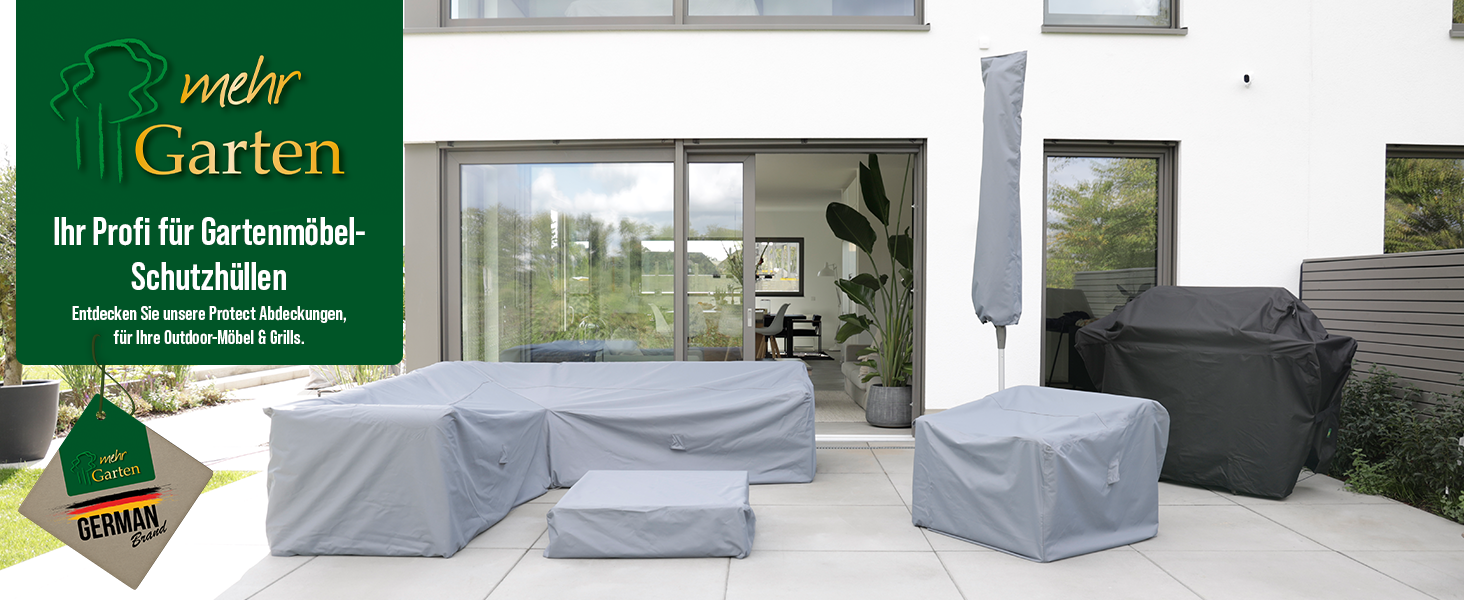 Чохол для парасольки Premium Protect 240x35/60 см, сірий, водонепроникний, UV-захист, для круглих парасольок до Ø450 см