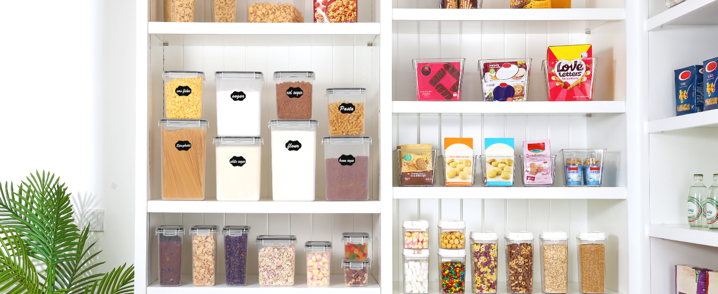 Набір контейнерів для зберігання Vtopmart: 32 шт. з кришкою, герметичні, BPA-free, для продуктів, з ручкою та етикетками