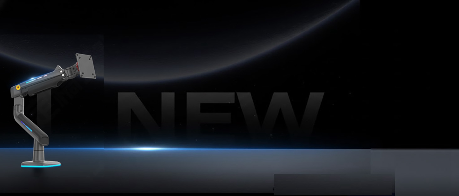 Тримач для ноутбука North Bayou NB H100-FP (10-17 дюймів) + Кронштейн для монітора (17-30 дюймів) VESA 75x100 мм, сірий/чорний