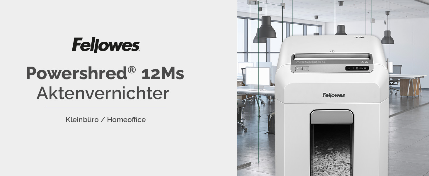 Шредер Fellowes Microcut P5: знищення 2000+ частинок/A4, 10 листів, Powershred 10M, для офісу/дому, 19л кошик, захист від несанкціонованого доступу