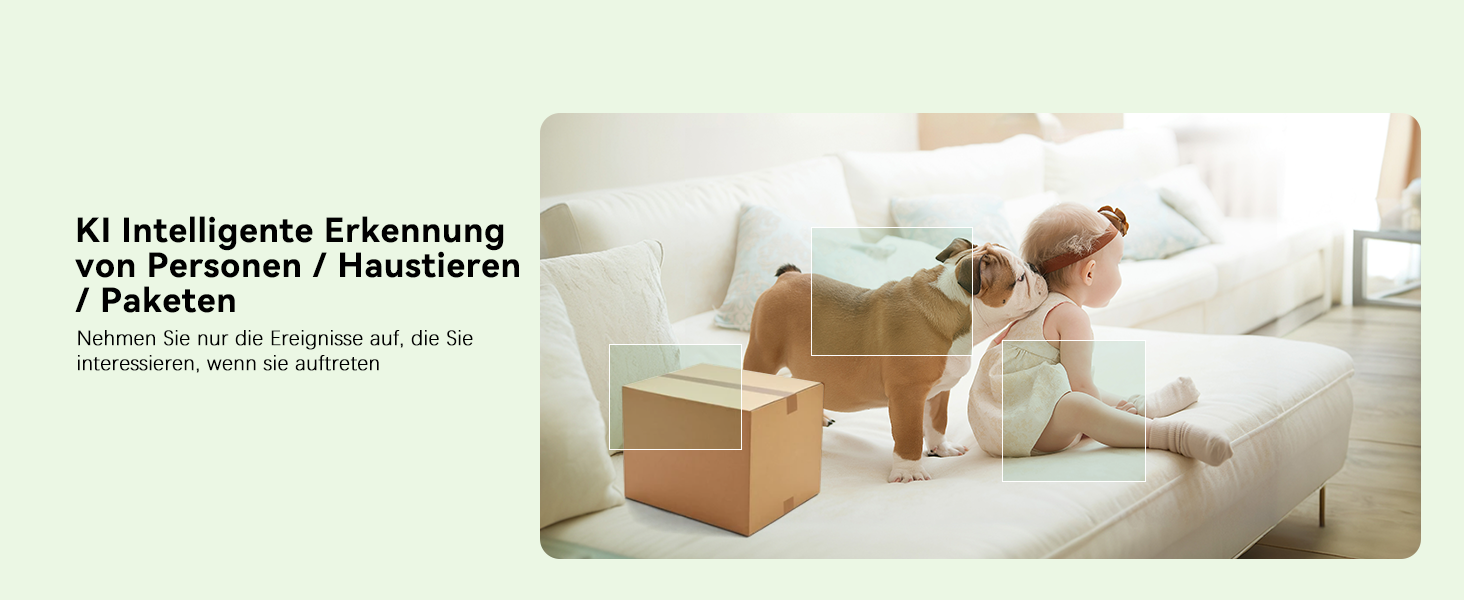 Відеоняня COCOCAM 2K 4MP з камерою та монітором 5 дюймів, Wi-Fi 2.4/5GHz, ШІ-розпізнавання, датчик перекриття обличчя та сну на животі, автотрекінг, ІК нічний зір