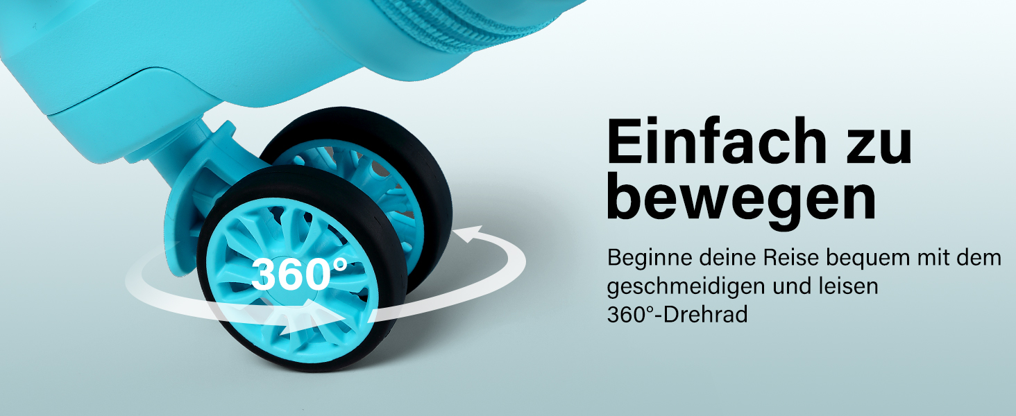 KONO середній валіза 65см з поліпропілену з TSA замком, 65x46x26.5см (кремово-білий)