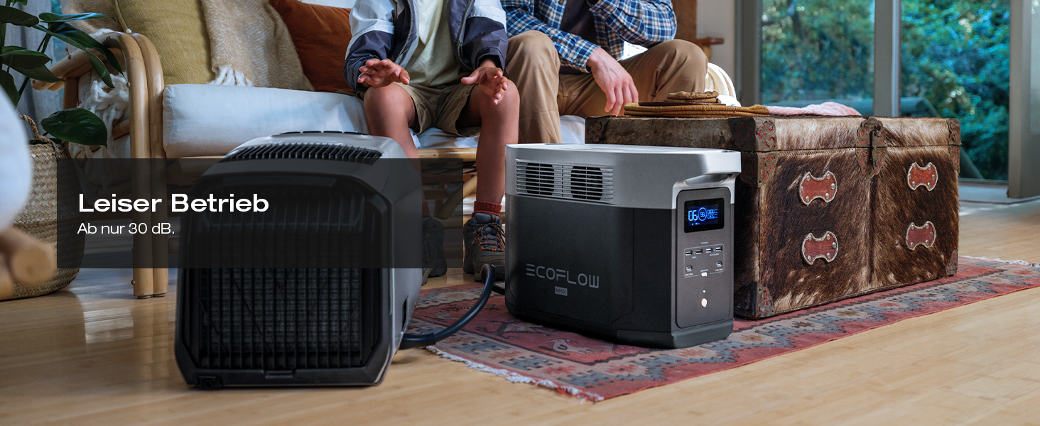 Портативна електростанція EcoFlow DELTA 2 Max, 2048 Вт·год, потужність 3000 Вт