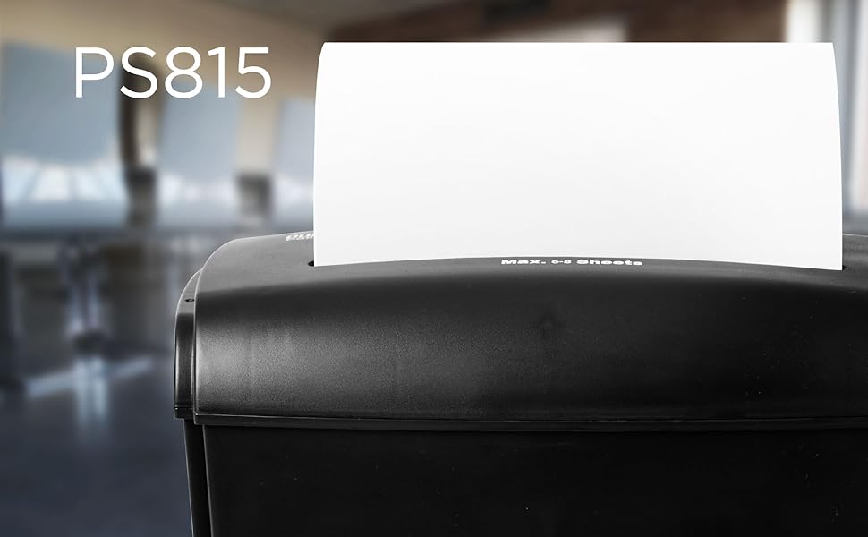 Шредер Duronic PS815 для документів, кредитних карт та CD, 15 аркушів, P4, 22 л