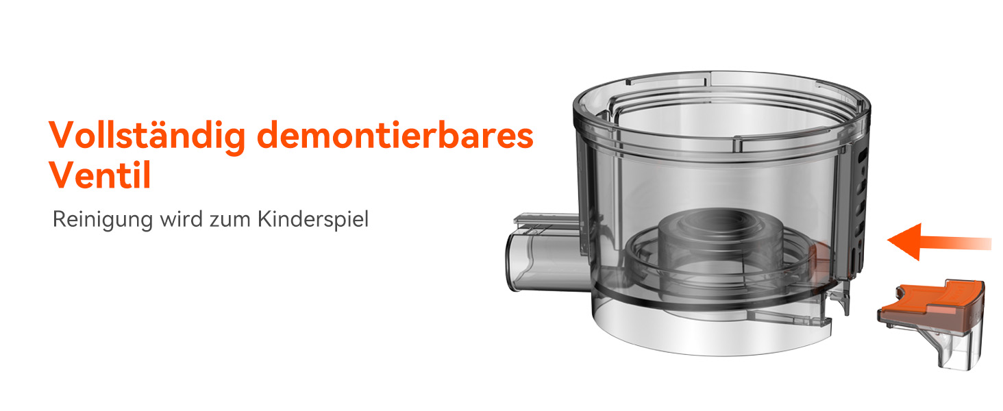 Шовковий відцентровий соковичавник - переможець тесту, для цілих овочів та фруктів, 130 мм завантажувальний отвір, 1.8л, BPA-free, 250W, функція зворотного ходу, легке очищення, нержавіюча сталь, чорний