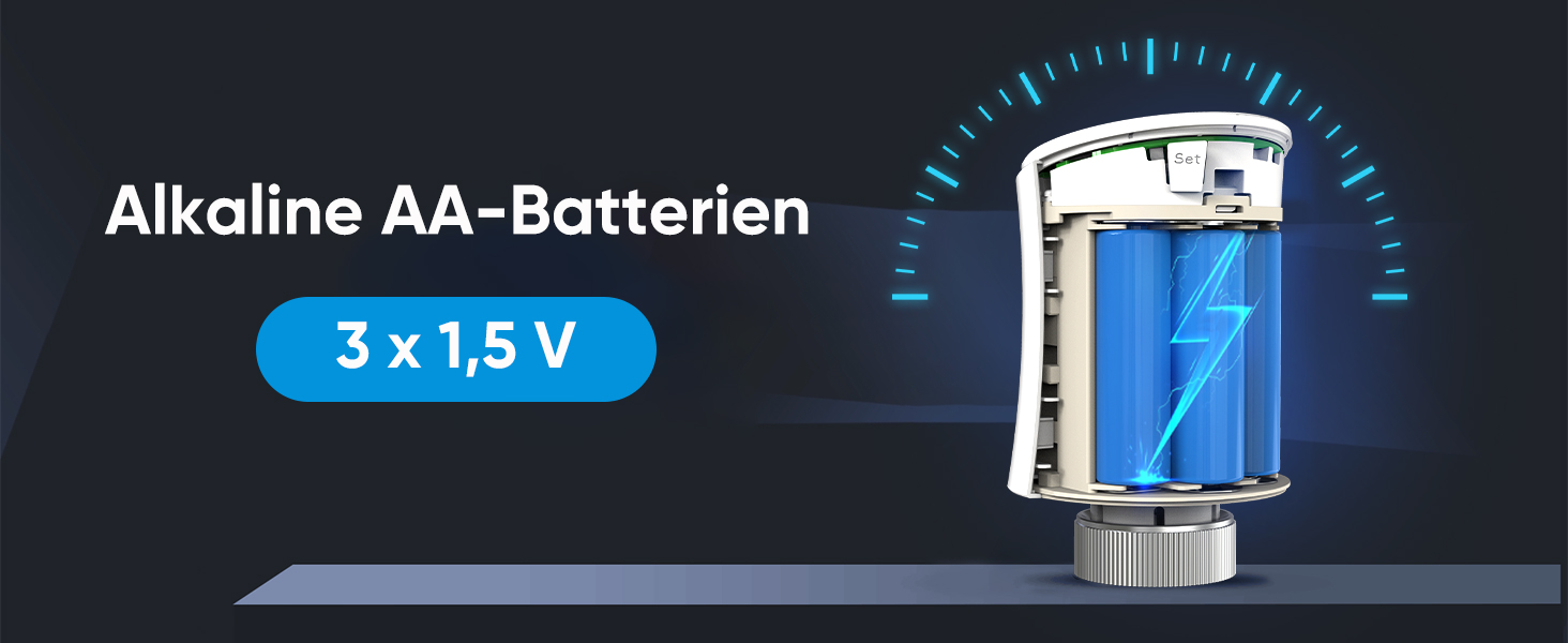 Розумний термостат для радіатора Salcar WiFi, сумісний з Alexa та Google Home, програмований, Tuya Smart, без шлюзу