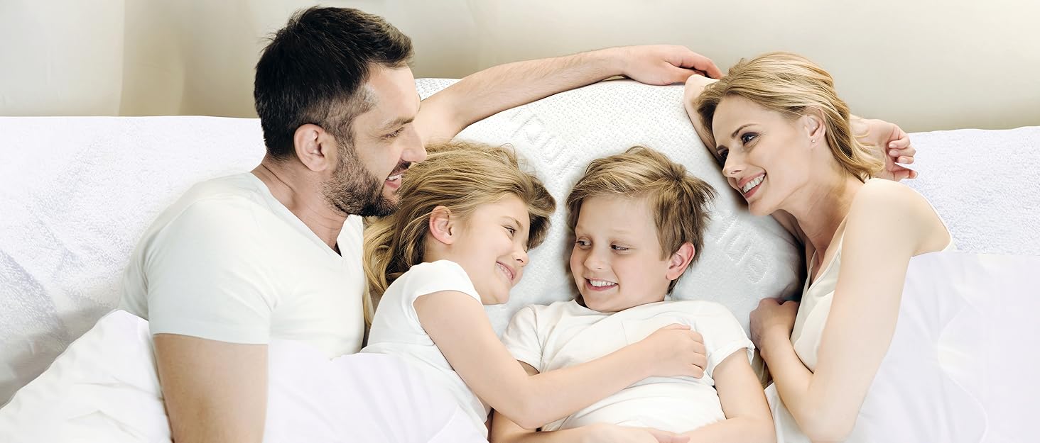 Ортопедична подушка ZenPur для шиї та плечей 40x60x13 см з Memory Foam, сертифікат Oeko-Tex, бежева