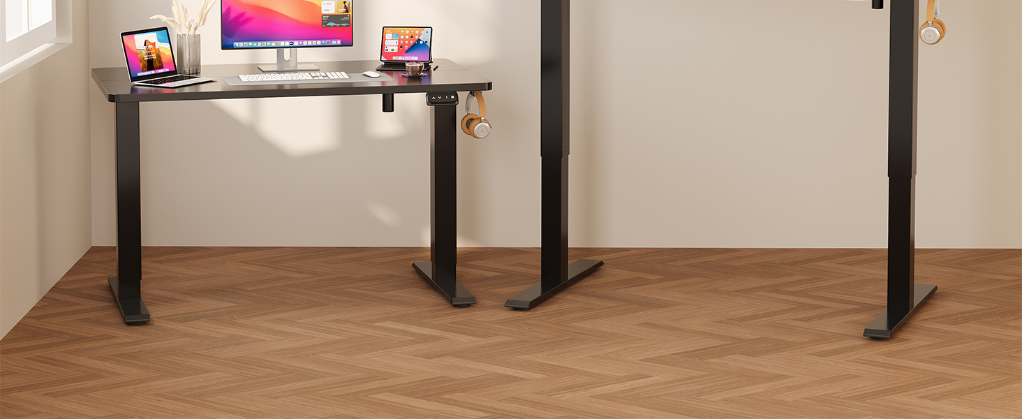 Регульований стіл JUMMICO Standing Desk: електричний, з пам'яттю, білий (160 x 70 см)