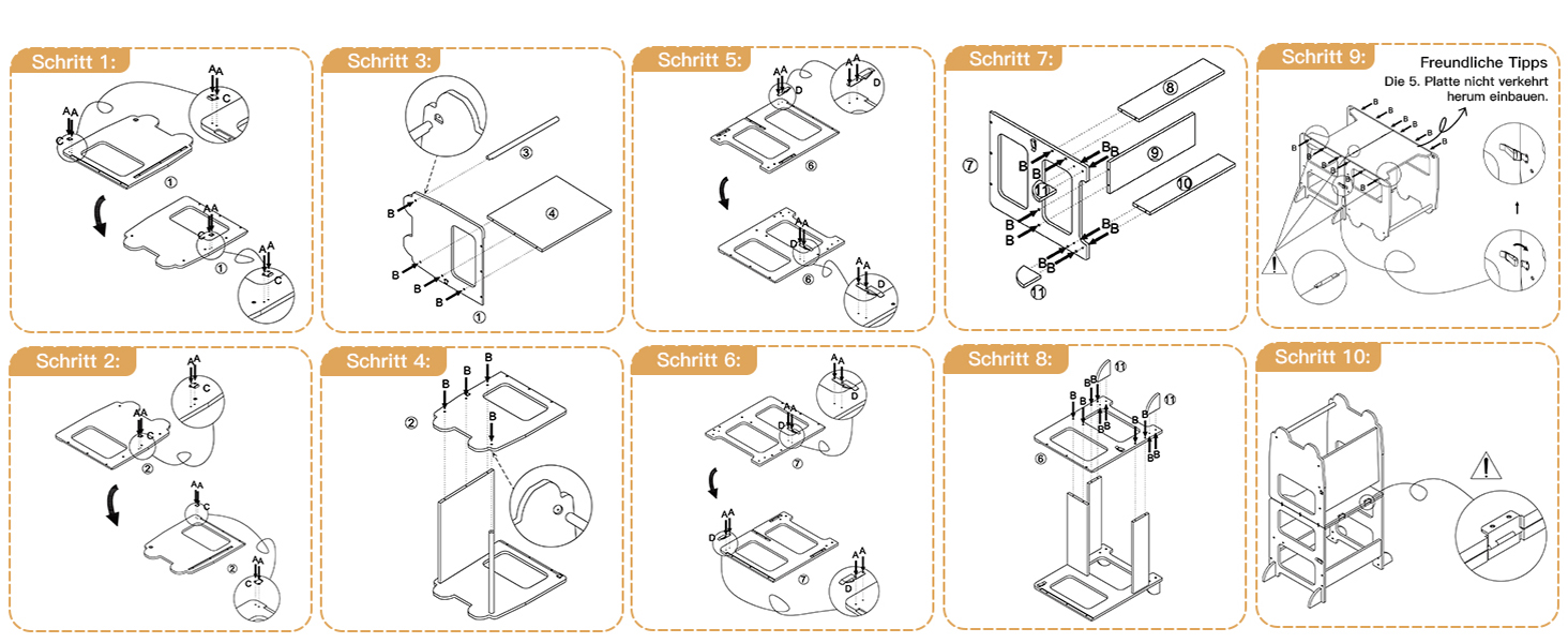Дерев'яний навчальний столик-сходинка Labebe Montessori для дітей від 1 року (92x38.5x42 см), 3-в-1, з дошками для повідомлень