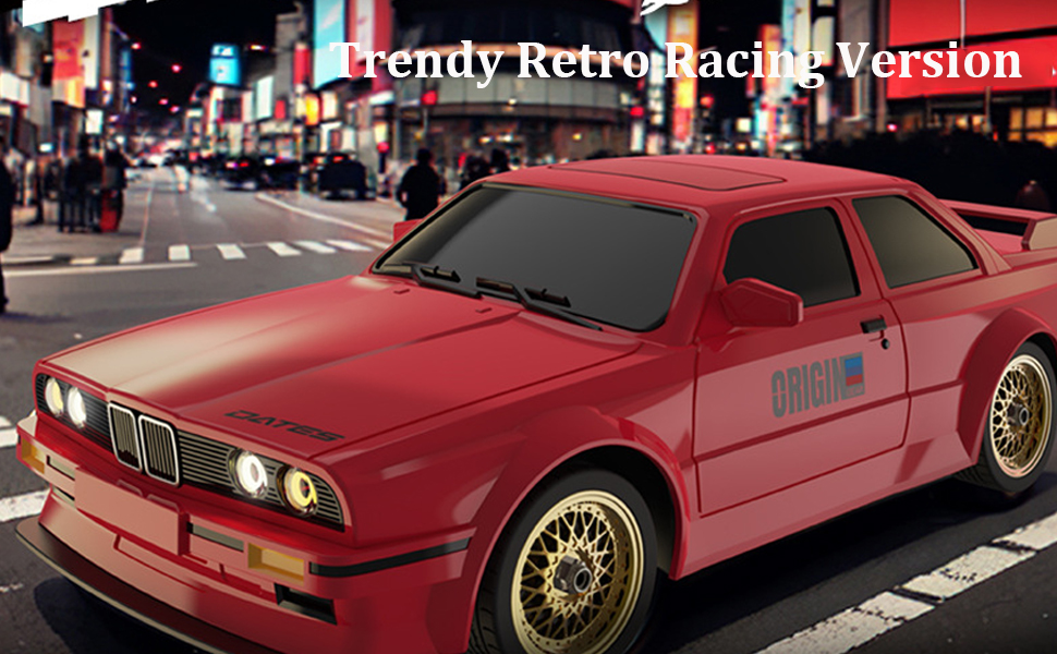 RC Дрифт-кар Drift Auto 1:16, 2.4 GHz, 30 км/год, 4WD, LED підсвічування, червоний, з акумулятором