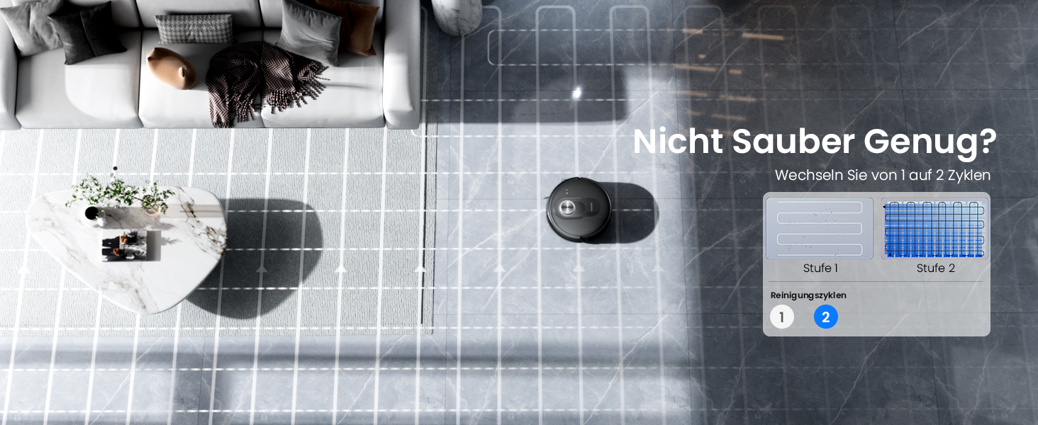 Робот-пилосос Proscenic Q8 з функцією миття, 6000Pa, 200 хв, потужний, з лазерною навігацією, 5 карт, керування через додаток, Alexa, Siri, IFTTT, Google, для підлоги та килимів, видаляє шерсть тварин