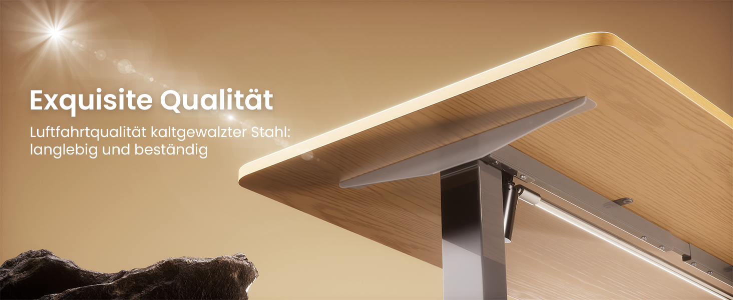 Електричний регульований стіл MAIDeSITe T1 Pro (Сірий) з 4 пам'яттю висоти та потужним мотором