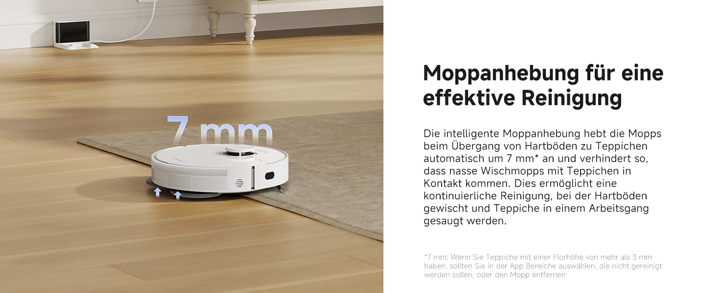 Робот-пилосос Dreame L10s Pro Gen3: потужність 13000 Pa, DuoBrush для шерсті тварин, унікальна система очищення кутів, автоматичне самоочищення, уникнення перешкод LDS-навігацією з лазером, суха та волога прибирання, для твердих підлог та килимів, акумулятор 5200 mAh