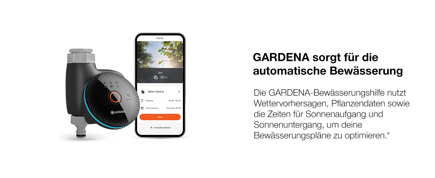 Gardena Smart Water Control 19033-20: Автоматичний полив для саду, інтеграція з розумним домом, захист від заморозків