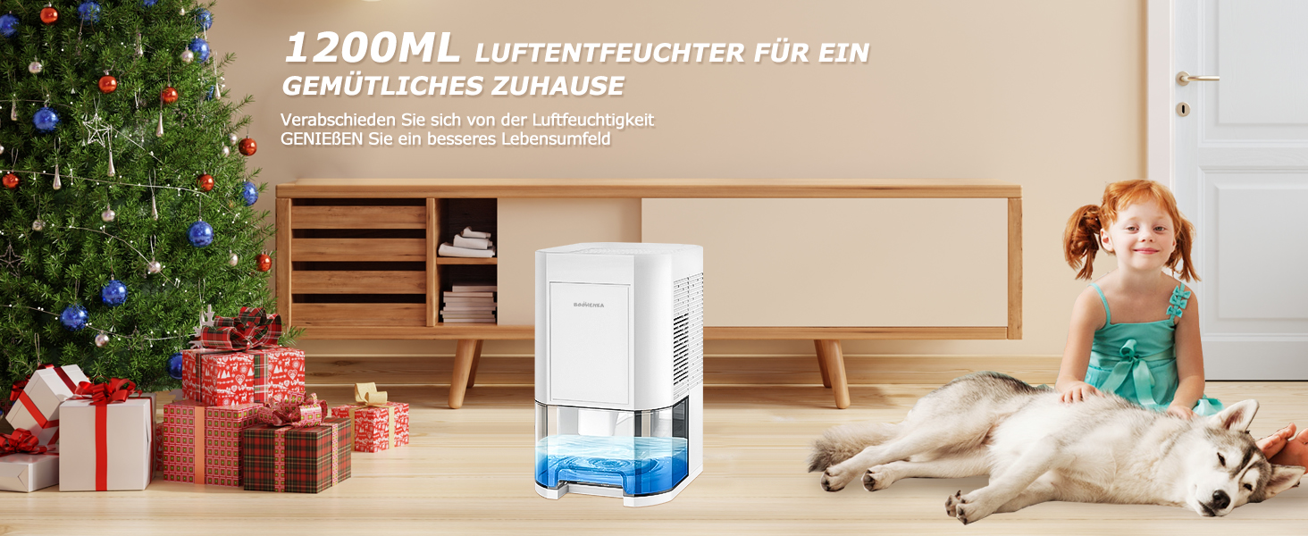 Електричний осушувач повітря 1200 мл для дому: тихий, компактний, з таймером та 7 кольорами підсвічування. Ідеально для підвалу та ванної кімнати. Автоматичне відтавання, режим ночі. Захист від вологи.