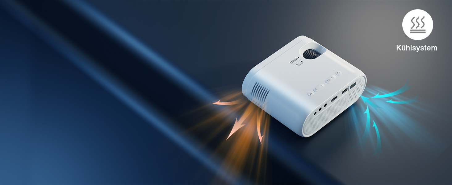 Міні проектор 16000L з штативом, Full HD 1080P, 50% зум, ±15° корекція трапеції, HDMI, USB, AV - сумісний з телефоном