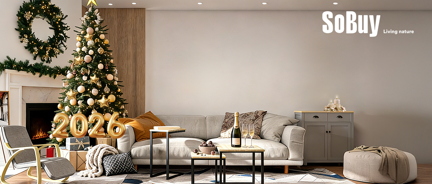 Шезлонг SoBuy для 2 осіб, чорний, для саду, тераси, балкону, кемпінгу, до 150 кг, з підголовником, стійкий до погодних умов