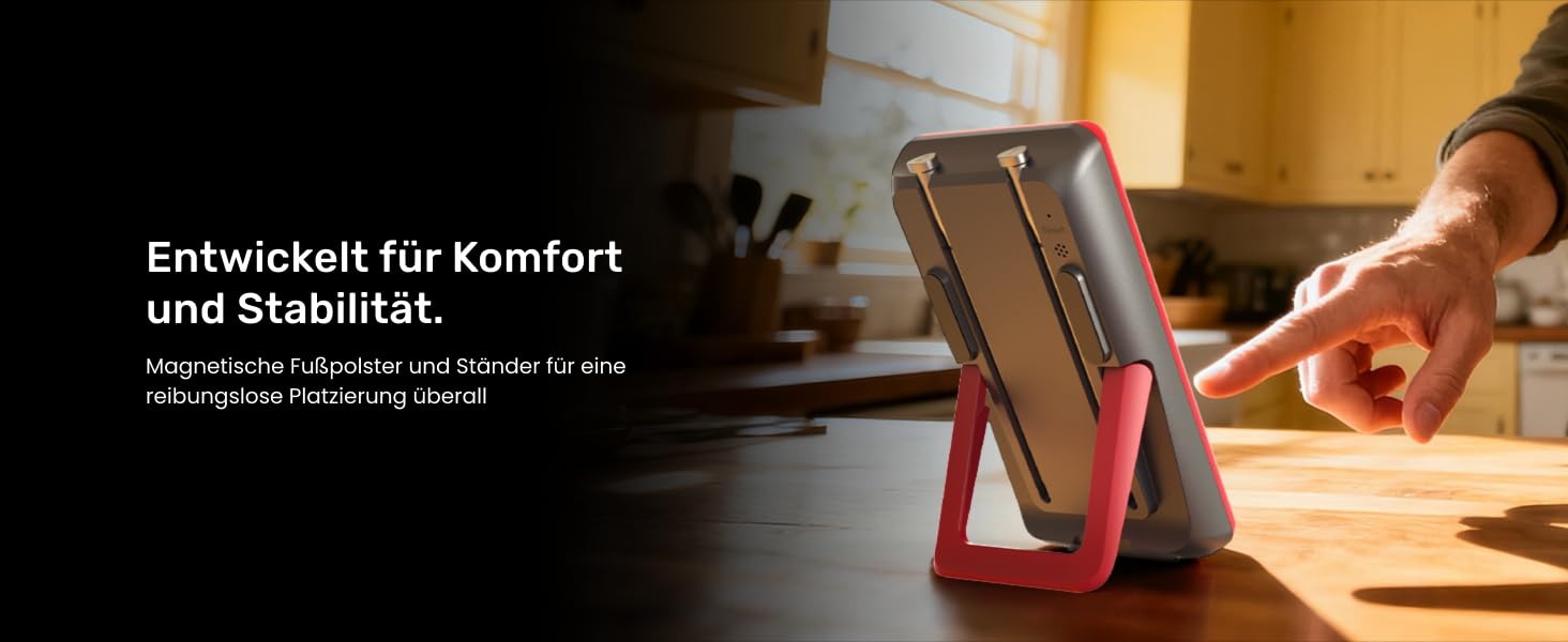 Smart термометр для м'яса Meatmeet X Pro з Bluetooth та Wi-Fi, 2 зонди, 6 сенсорів, нержавіюча сталь, IP69, до 582°C, для гриля, духовки, фритюрниці