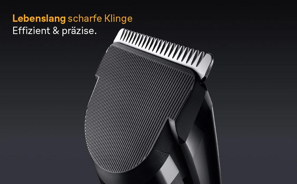 Машинка для стрижки Braun Series 5 HC5530: професійний тример для волосся та бороди, 17 налаштувань, акумулятор 50 хв, чорний