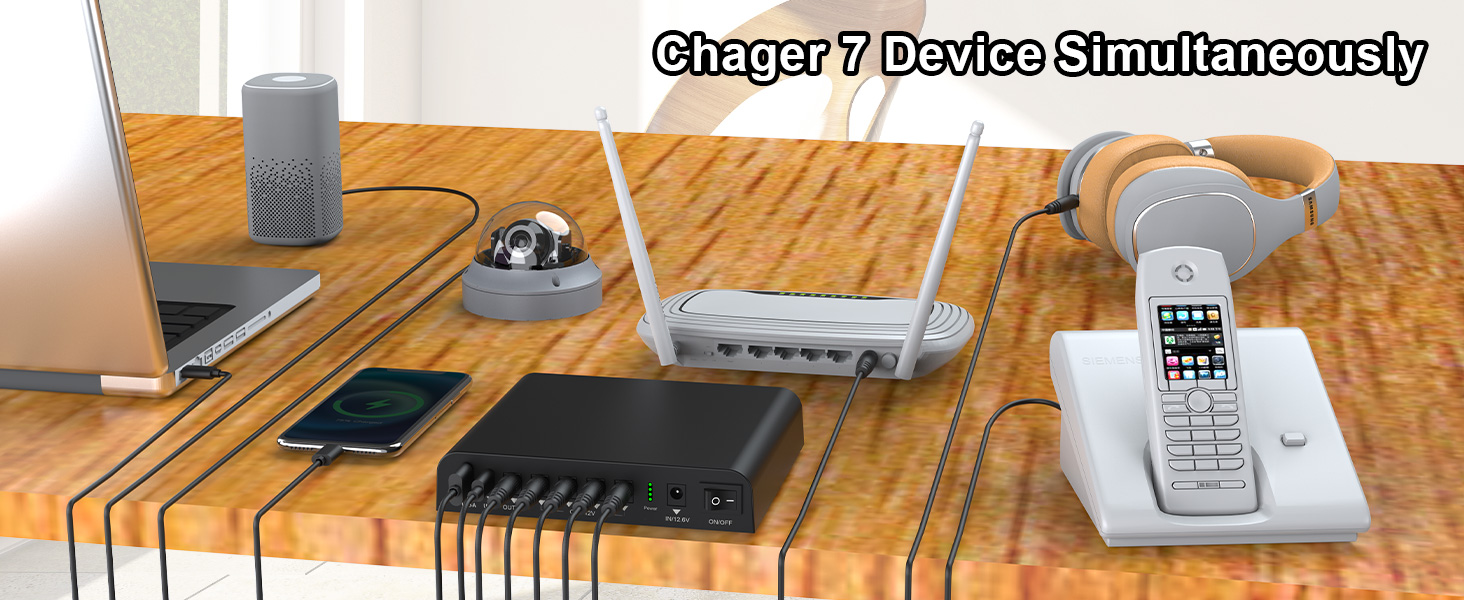 TalentCell Mini USV 27000mAh: Джерело безперебійного живлення з літій-іонним акумулятором 98Wh, 12V/9V/5V вихід для LED-освітлення, камер, смартфонів