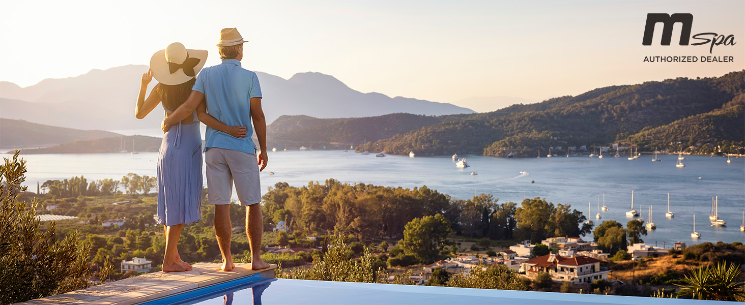 Гідромасажний басейн-джакузі BRAST Whirlpool MSpa Oslo для 6 осіб, 160x160x65 см, 120 масажних форсунок, LED-підсвітка, зимостійкий, для дому та вулиці