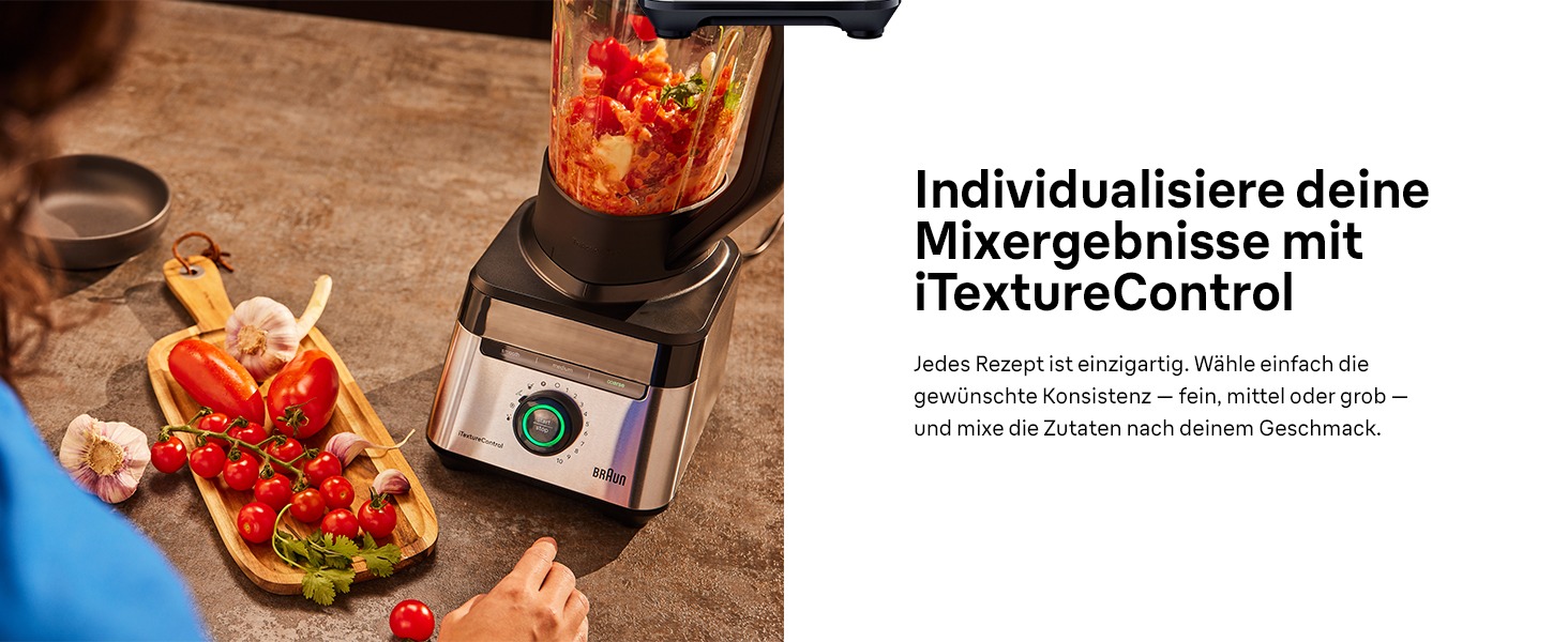 Блендер Braun PowerBlend 9 JB9040BK чорний, 1600 Вт, 2л, 18 програм, 10 швидкостей