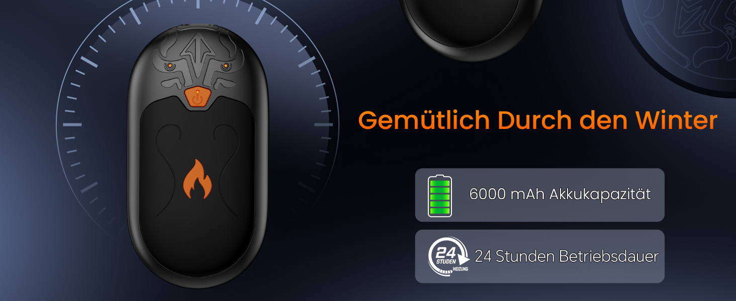 Електричні грілки для рук, 2 шт., з підзарядкою, 24 години тепла, 3 режими нагріву, портативні, для жінок, чоловіків, пацієнтів з ревматоїдним артритом (чорні)