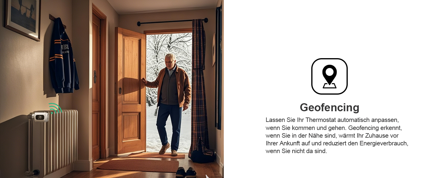 Smart термостат на радіатор 2 шт, Zigbee, бездротовий, з керуванням Tuya (Alexa, Google Assistant), енергозбереження