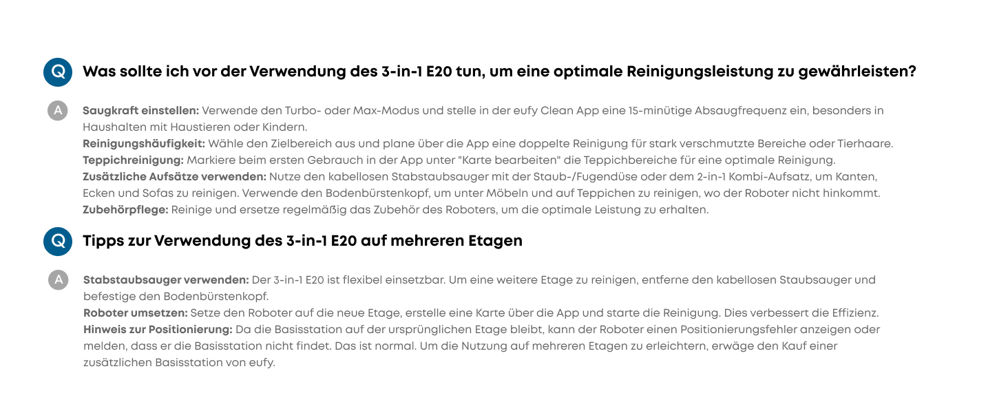 Робот-пилосос eufy HydroJet з функцією миття, 20000Pa, Turbo-сила всмоктування, щітки DuroSpiral, CornerRover для кутів, станція All-in-One, для тварин та дітей (E20)