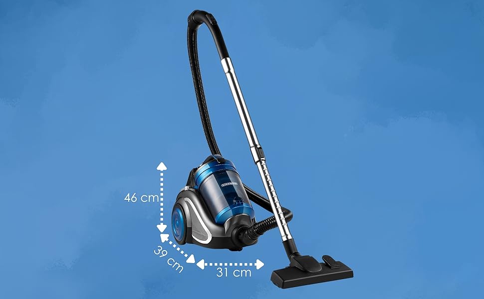 Пилголом Steinborg без мішка HEPA фільтр 2в1: для підлоги, щілини, м'яких меблів, 7м, 7м, 360° гнучкий шланг